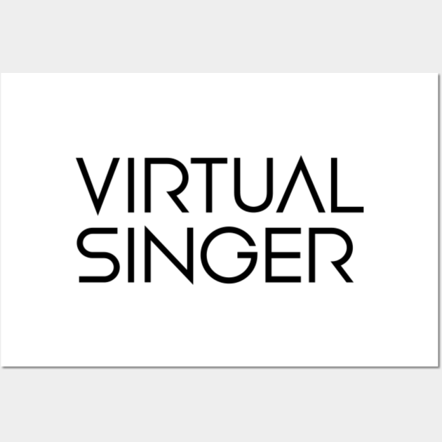 Virtual Singer logo Wonderlands X Showtime Posters and Art Prints